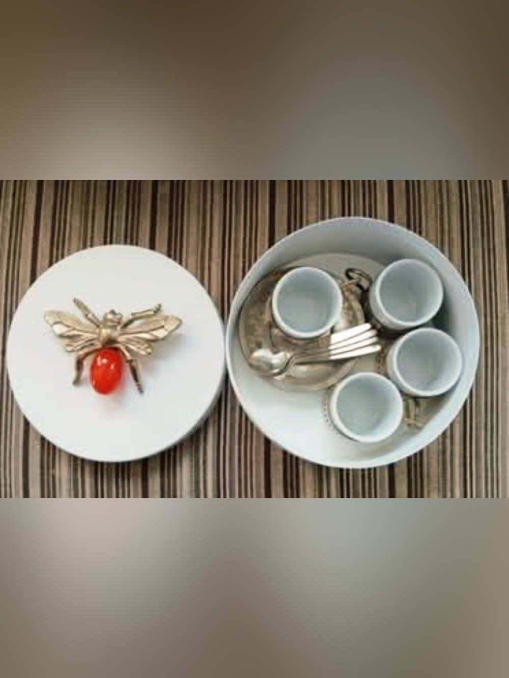 Opal House Dragonfly Box Tea Set